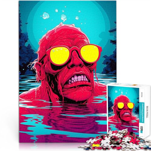Puzzle für Erwachsene, 1000 Teile “Auffälliges Monster” Aus Karton,ab 14 Jahren Lernspiele Heimdekoration Tolles Geschenk。Größe:38x52cm/14.9x20.4Zoll Puzzle für Erwachsene, 1000 Teile “Auffälliges Monster” Aus Karton,ab 14 Jahren Lernspiele Heimdekoration Tolles Geschenk。Größe:38x52cm/14.9x20.4Zoll von KGUHVFTK