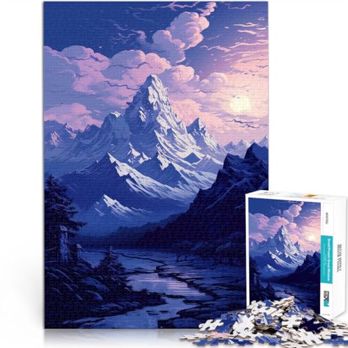 Puzzle für Erwachsene, 1000 Teile “ Berge Kunst” Aus Karton,ab 14 Jahren Für Familienspaß und Spieleabende Schwierige Harte Geschenke für Frauen Männer。Größe:26x38cm/10.2x14.9Zoll Puzzle für Erwachsene, 1000 Teile “ Berge Kunst” Aus Karton,ab 14 Jahren Für Familienspaß und Spieleabende Schwierige Harte Geschenke für Frauen Männer。Größe:26x38cm/10.2x14.9Zoll von KGUHVFTK