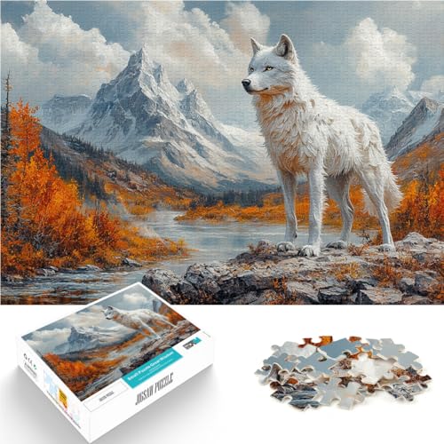 Puzzle für Erwachsene, 1000 Teile “Bergwolf” Aus Karton,für und ab 14 Jahren Herausforderungsspielzeug Lernspiel zum Geburtstag und Weihnachten。Größe:38x52cm/14.9x20.4Zoll Puzzle für Erwachsene, 1000 Teile “Bergwolf” Aus Karton,für und ab 14 Jahren Herausforderungsspielzeug Lernspiel zum Geburtstag und Weihnachten。Größe:38x52cm/14.9x20.4Zoll von KGUHVFTK
