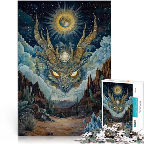 Puzzle für Erwachsene, 1000 Teile “Drachentotem” Aus Karton,ab 14 Jahren Stressabbau Geschenkspielzeug。Größe:38x52cm/14.9x20.4Zoll Puzzle für Erwachsene, 1000 Teile “Drachentotem” Aus Karton,ab 14 Jahren Stressabbau Geschenkspielzeug。Größe:38x52cm/14.9x20.4Zoll von KGUHVFTK
