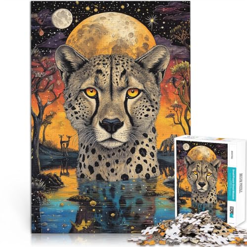 Puzzle für Erwachsene, 1000 Teile “Farbmalerei Gepard” Aus Karton,ab 14 Jahren Spielzeug für die ganze Familie Tolle Geschenke und Spielzeuge。Größe:38x52cm/14.9x20.4Zoll Puzzle für Erwachsene, 1000 Teile “Farbmalerei Gepard” Aus Karton,ab 14 Jahren Spielzeug für die ganze Familie Tolle Geschenke und Spielzeuge。Größe:38x52cm/14.9x20.4Zoll von KGUHVFTK