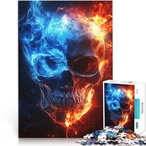 Puzzle für Erwachsene, 1000 Teile “Feuer- und Eisschädel” Aus Karton,für und ab 14 Jahren Herausforderndes Spielzeug Lustige Aktivitäten für zu Hause, Geburtstagsgeschenk, Reisegeschenke。 Puzzle für Erwachsene, 1000 Teile “Feuer- und Eisschädel” Aus Karton,für und ab 14 Jahren Herausforderndes Spielzeug Lustige Aktivitäten für zu Hause, Geburtstagsgeschenk, Reisegeschenke。 von KGUHVFTK