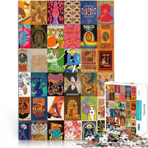 Puzzle für Erwachsene, 1000 Teile “Hippie-Patchwork-Kunst - 副本” Aus Karton,Geeignet für Kinder ab 14 Jahren Dekomprimierendes intellektuelles Lernspielzeug Künstlersammlung, Bildende Kunst。 Puzzle für Erwachsene, 1000 Teile “Hippie-Patchwork-Kunst - 副本” Aus Karton,Geeignet für Kinder ab 14 Jahren Dekomprimierendes intellektuelles Lernspielzeug Künstlersammlung, Bildende Kunst。 von KGUHVFTK