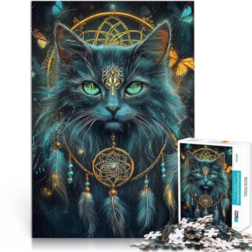 Puzzle für Erwachsene, 1000 Teile “Magische Perserkatze” Aus Karton,ab 14 Jahren Lernspielzeug-Herausforderung Gutes Geschenk。Größe:38x52cm/14.9x20.4Zoll Puzzle für Erwachsene, 1000 Teile “Magische Perserkatze” Aus Karton,ab 14 Jahren Lernspielzeug-Herausforderung Gutes Geschenk。Größe:38x52cm/14.9x20.4Zoll von KGUHVFTK