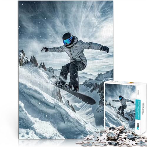 Puzzle für Erwachsene, 1000 Teile “Snowboarder” Aus Karton,ab 14 Jahren Familienspiele Geschenkspielzeug。Größe:38x52cm/14.9x20.4Zoll Puzzle für Erwachsene, 1000 Teile “Snowboarder” Aus Karton,ab 14 Jahren Familienspiele Geschenkspielzeug。Größe:38x52cm/14.9x20.4Zoll von KGUHVFTK