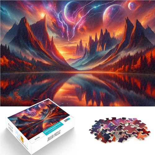 Puzzle für Erwachsene, 1000 Teile “Weltraum-Fantasielandschaft” Aus Karton,für 14+ Puzzlespiel Spiele Spielzeug Geschenk。Größe:26x38cm/10.2x14.9Zoll Puzzle für Erwachsene, 1000 Teile “Weltraum-Fantasielandschaft” Aus Karton,für 14+ Puzzlespiel Spiele Spielzeug Geschenk。Größe:26x38cm/10.2x14.9Zoll von KGUHVFTK