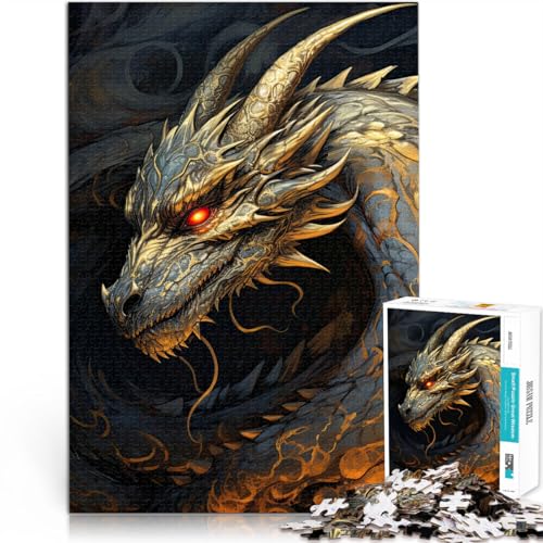 Puzzle für Erwachsene, 2000 Teile “ Drachenkunst” Aus Karton，ab 14 Jahren Spielzeug Lernspiele Antistress Geburtstags- und einzigartige Geschenke。Größe：70x100cm/27.5x39.3Zoll von KGUHVFTK