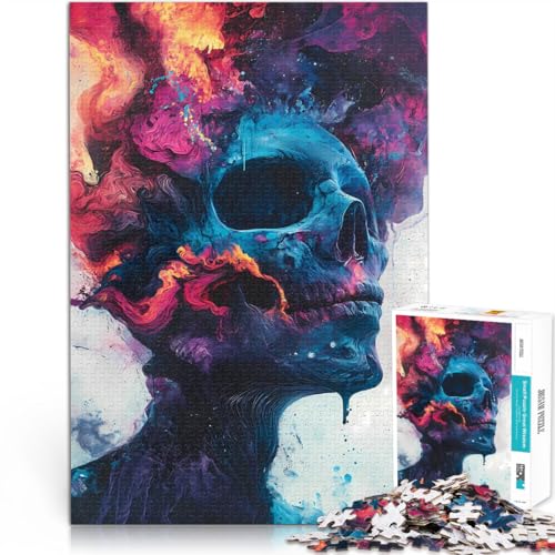 Puzzle für Erwachsene 1000 Teile “Abstrakter Totenkopf mit bunten Wirbeln” Aus Karton,Geeignet für Kinder ab 14 Jahren Interessante Stressreduzierung Tolles Geschenk zum Spielen。Größe:38x52cm Puzzle für Erwachsene 1000 Teile “Abstrakter Totenkopf mit bunten Wirbeln” Aus Karton,Geeignet für Kinder ab 14 Jahren Interessante Stressreduzierung Tolles Geschenk zum Spielen。Größe:38x52cm von KGUHVFTK