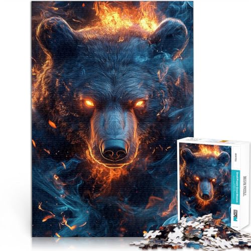 Puzzle für Erwachsene 1000 Teile “Astralbär” Aus Karton,ab 14 Jahren Denksportaufgabe 。Größe:38x52cm/14.9x20.4Zoll Puzzle für Erwachsene 1000 Teile “Astralbär” Aus Karton,ab 14 Jahren Denksportaufgabe 。Größe:38x52cm/14.9x20.4Zoll von KGUHVFTK