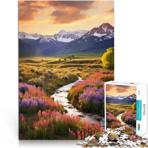 Puzzle für Erwachsene 1000 Teile “Berge – Lebendige Talblicke” Aus Karton,für 14+ Herausforderndes Spiel Es eignet ganze Familie。Größe:26x38cm/10.2x14.9Zoll Puzzle für Erwachsene 1000 Teile “Berge – Lebendige Talblicke” Aus Karton,für 14+ Herausforderndes Spiel Es eignet ganze Familie。Größe:26x38cm/10.2x14.9Zoll von KGUHVFTK