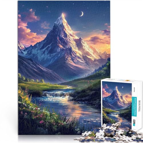 Puzzle für Erwachsene 1000 Teile “Berge und Fluss” Aus Karton,Geeignet für Personen ab 14 Jahren Eltern-Kind-Interaktion Geburtstagsgeschenk, Geschenke, Wandkunst。Größe:26x38cm/10.2x14.9Zoll Puzzle für Erwachsene 1000 Teile “Berge und Fluss” Aus Karton,Geeignet für Personen ab 14 Jahren Eltern-Kind-Interaktion Geburtstagsgeschenk, Geschenke, Wandkunst。Größe:26x38cm/10.2x14.9Zoll von KGUHVFTK