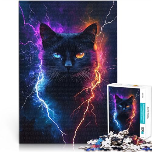 Puzzle für Erwachsene 1000 Teile “Blitzkatze” Aus Holz,ab 14 Jahren Stressabbau Schwierige Herausforderung Als Geschenk für die ganze Familie und Freunde。Größe:50x75cm/19.6x29.5Zoll Puzzle für Erwachsene 1000 Teile “Blitzkatze” Aus Holz,ab 14 Jahren Stressabbau Schwierige Herausforderung Als Geschenk für die ganze Familie und Freunde。Größe:50x75cm/19.6x29.5Zoll von KGUHVFTK