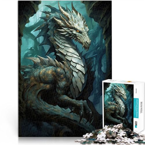 Puzzle für Erwachsene 1000 Teile “ Drachenkunst” Aus Karton,ab 14 Jahren Lernspiele Heimdekoration Tolle Geschenke und Spielzeuge。Größe:38x52cm/14.9x20.4Zoll Puzzle für Erwachsene 1000 Teile “ Drachenkunst” Aus Karton,ab 14 Jahren Lernspiele Heimdekoration Tolle Geschenke und Spielzeuge。Größe:38x52cm/14.9x20.4Zoll von KGUHVFTK