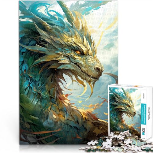 Puzzle für Erwachsene 1000 Teile “ Drachenkunst” Aus Karton,für und ab 14 Jahren Spielspielzeug Geburtstagsgeschenk。Größe:38x52cm/14.9x20.4Zoll Puzzle für Erwachsene 1000 Teile “ Drachenkunst” Aus Karton,für und ab 14 Jahren Spielspielzeug Geburtstagsgeschenk。Größe:38x52cm/14.9x20.4Zoll von KGUHVFTK