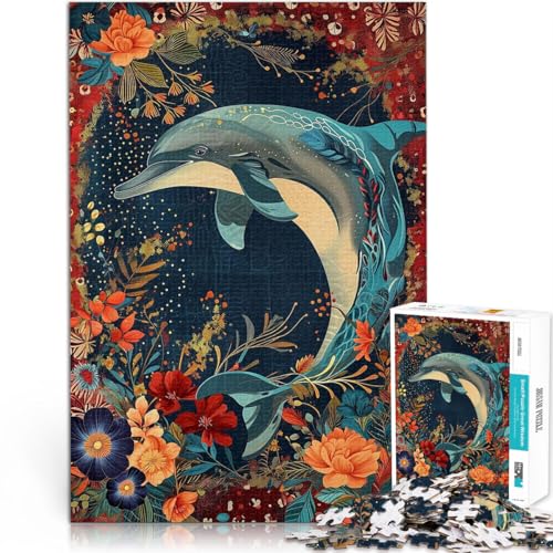 Puzzle für Erwachsene 1000 Teile “Eklektischer Boho-Delfin” Aus Karton,für 14+ Familienspiel für und Spiele Spielzeug Geschenk。Größe:26x38cm/10.2x14.9Zoll Puzzle für Erwachsene 1000 Teile “Eklektischer Boho-Delfin” Aus Karton,für 14+ Familienspiel für und Spiele Spielzeug Geschenk。Größe:26x38cm/10.2x14.9Zoll von KGUHVFTK