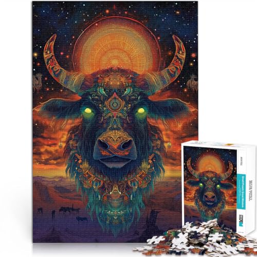 Puzzle für Erwachsene 1000 Teile “Fantasie-Yak” Aus Karton,Geeignet für Kinder ab 14 Jahren Puzzle für EIN Kunstwerk。Größe:38x52cm/14.9x20.4Zoll Puzzle für Erwachsene 1000 Teile “Fantasie-Yak” Aus Karton,Geeignet für Kinder ab 14 Jahren Puzzle für EIN Kunstwerk。Größe:38x52cm/14.9x20.4Zoll von KGUHVFTK