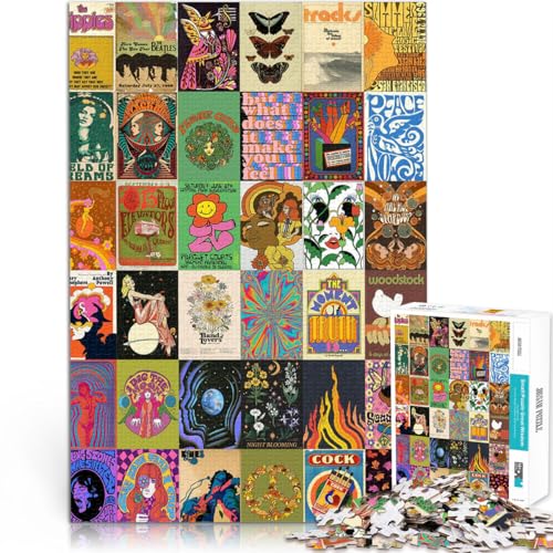 Puzzle für Erwachsene 1000 Teile “Hippie-Patchwork-Kunst - 副本” Aus Karton,Geeignet für Kinder ab 14 Jahren Herausforderungsspielzeug Lustige Aktivitäten zu Hause, Geburtstagsgeschenke。 Puzzle für Erwachsene 1000 Teile “Hippie-Patchwork-Kunst - 副本” Aus Karton,Geeignet für Kinder ab 14 Jahren Herausforderungsspielzeug Lustige Aktivitäten zu Hause, Geburtstagsgeschenke。 von KGUHVFTK