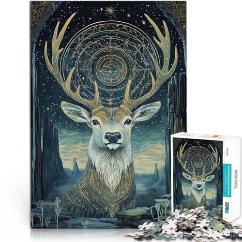 Puzzle für Erwachsene 1000 Teile “Hirschtotem” Aus Karton,Geeignet für Kinder ab 14 Jahren Lernspiel-Herausforderungsspielzeug Geburtstags- und einzigartige Geschenke。Größe:38x52cm/14.9x20.4Zoll Puzzle für Erwachsene 1000 Teile “Hirschtotem” Aus Karton,Geeignet für Kinder ab 14 Jahren Lernspiel-Herausforderungsspielzeug Geburtstags- und einzigartige Geschenke。Größe:38x52cm/14.9x20.4Zoll von KGUHVFTK