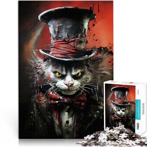 Puzzle für Erwachsene 1000 Teile “Katzenritter” Aus Karton,ab 14 Jahren Analyse und Logik Wichtelgeschenke。Größe:38x52cm/14.9x20.4Zoll Puzzle für Erwachsene 1000 Teile “Katzenritter” Aus Karton,ab 14 Jahren Analyse und Logik Wichtelgeschenke。Größe:38x52cm/14.9x20.4Zoll von KGUHVFTK