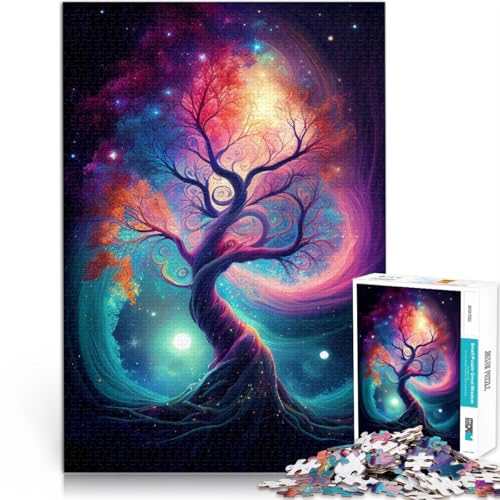 Puzzle für Erwachsene 1000 Teile “Kosmischer Lebensbaum” Aus Karton,ab 14 Jahren DIY-Lernspiele Geschenk zum Geburtstag。Größe:38x52cm/14.9x20.4Zoll Puzzle für Erwachsene 1000 Teile “Kosmischer Lebensbaum” Aus Karton,ab 14 Jahren DIY-Lernspiele Geschenk zum Geburtstag。Größe:38x52cm/14.9x20.4Zoll von KGUHVFTK