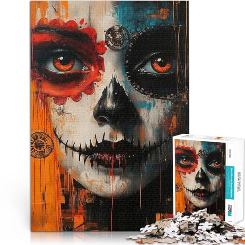 Puzzle für Erwachsene 1000 Teile “Los Muertos Mädchen” Aus Karton,ab 14 Jahren Intellektuelles Spielzeugspiel Familienspiele Weihnachten Geburtstagsgeschenke。Größe:38x52cm/14.9x20.4Zoll Puzzle für Erwachsene 1000 Teile “Los Muertos Mädchen” Aus Karton,ab 14 Jahren Intellektuelles Spielzeugspiel Familienspiele Weihnachten Geburtstagsgeschenke。Größe:38x52cm/14.9x20.4Zoll von KGUHVFTK