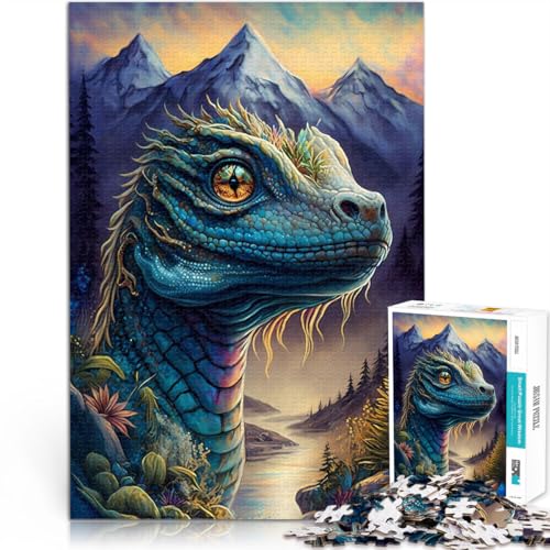 Puzzle für Erwachsene 1000 Teile “Magische Reich Eidechse” Aus Karton,Geeignet für Personen ab 14 Jahren Denksportaufgabe-Spiel Kunstwerk Geschenk。Größe:26x38cm/10.2x14.9Zoll Puzzle für Erwachsene 1000 Teile “Magische Reich Eidechse” Aus Karton,Geeignet für Personen ab 14 Jahren Denksportaufgabe-Spiel Kunstwerk Geschenk。Größe:26x38cm/10.2x14.9Zoll von KGUHVFTK