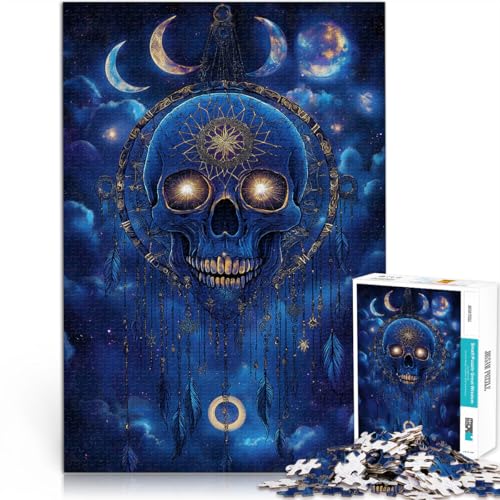Puzzle für Erwachsene 1000 Teile “Magisches Skelett” Aus Karton,ab 14 Jahren Lernspiele Heimdekoration Lustiges Geschenk。Größe:38x52cm/14.9x20.4Zoll Puzzle für Erwachsene 1000 Teile “Magisches Skelett” Aus Karton,ab 14 Jahren Lernspiele Heimdekoration Lustiges Geschenk。Größe:38x52cm/14.9x20.4Zoll von KGUHVFTK