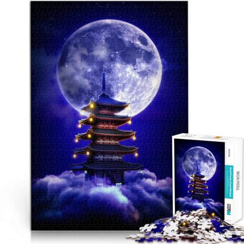 Puzzle für Erwachsene 1000 Teile “Pagode im Mond” Aus Karton,Geeignet für Personen ab 14 Jahren Lernspiele, Heimdekorationsspiel. Geburtstagsgeschenke。Größe:38x52cm/14.9x20.4Zoll Puzzle für Erwachsene 1000 Teile “Pagode im Mond” Aus Karton,Geeignet für Personen ab 14 Jahren Lernspiele, Heimdekorationsspiel. Geburtstagsgeschenke。Größe:38x52cm/14.9x20.4Zoll von KGUHVFTK