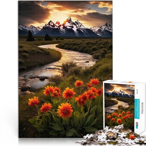 Puzzle für Erwachsene 1000 Teile “ Poster Frühlingsberge” Aus Karton,ab 14 Jahren Lernspielzeug Künstlersammlung, Bildende Kunst。Größe:38x52cm/14.9x20.4Zoll Puzzle für Erwachsene 1000 Teile “ Poster Frühlingsberge” Aus Karton,ab 14 Jahren Lernspielzeug Künstlersammlung, Bildende Kunst。Größe:38x52cm/14.9x20.4Zoll von KGUHVFTK
