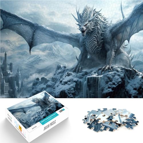Puzzle für Erwachsene 1000 Teile “Riesiger weißer Drache” Aus Karton,Geeignet für Kinder ab 14 Jahren Antistress Urlaub zu Hause Zeit totschlagen Spiele Spielzeug Geschenk。Größe:38x52cm/14.9x20.4Zoll Puzzle für Erwachsene 1000 Teile “Riesiger weißer Drache” Aus Karton,Geeignet für Kinder ab 14 Jahren Antistress Urlaub zu Hause Zeit totschlagen Spiele Spielzeug Geschenk。Größe:38x52cm/14.9x20.4Zoll von KGUHVFTK