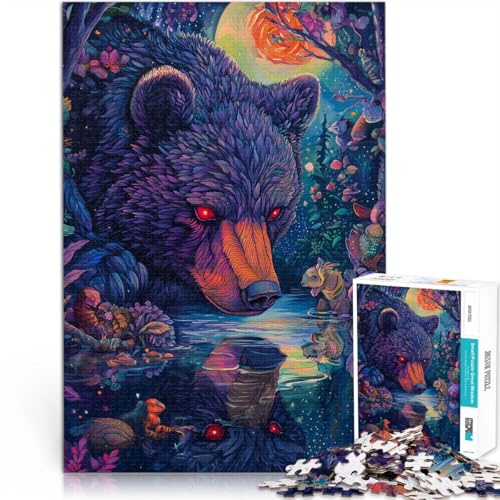 Puzzle für Erwachsene 1000 Teile “Rotaugenbär” Aus Karton,für und ab 14 Jahren lustige Spiele für die ganze Familie tolles Größe:38x52cm/14.9x20.4Zoll Puzzle für Erwachsene 1000 Teile “Rotaugenbär” Aus Karton,für und ab 14 Jahren lustige Spiele für die ganze Familie tolles Größe:38x52cm/14.9x20.4Zoll von KGUHVFTK