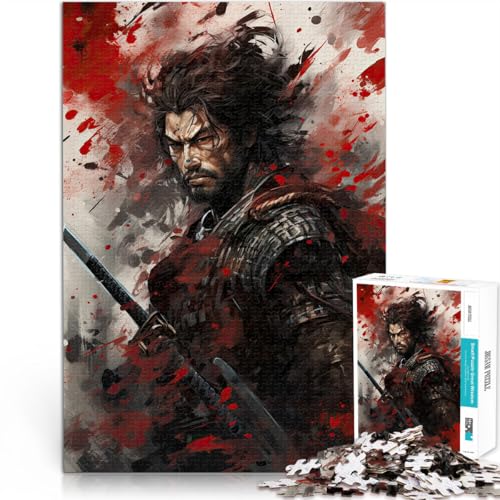 Puzzle für Erwachsene 1000 Teile “ Samurai-Kunst” Aus Karton,ab 14 Jahren DIY-Lernspiele Tolle Geschenke und Spielzeuge。Größe:38x52cm/14.9x20.4Zoll Puzzle für Erwachsene 1000 Teile “ Samurai-Kunst” Aus Karton,ab 14 Jahren DIY-Lernspiele Tolle Geschenke und Spielzeuge。Größe:38x52cm/14.9x20.4Zoll von KGUHVFTK