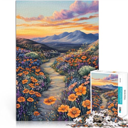 Puzzle für Erwachsene 1000 Teile “Sonnenuntergang Bergpfad” Aus Karton,für Kinder ab 14 Jahren Lernspiele Weihnachtsspiel Geschenke。Größe:38x52cm/14.9x20.4Zoll Puzzle für Erwachsene 1000 Teile “Sonnenuntergang Bergpfad” Aus Karton,für Kinder ab 14 Jahren Lernspiele Weihnachtsspiel Geschenke。Größe:38x52cm/14.9x20.4Zoll von KGUHVFTK