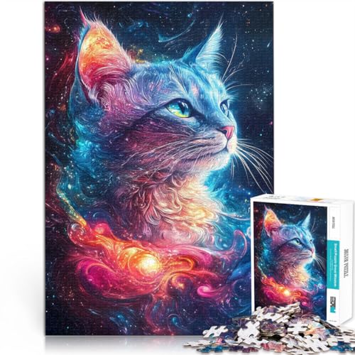 Puzzle für Erwachsene 1000 Teile “Weltraumkatzengalaxie” ab 14 Jahren Jedes Stück ist EIN Unikat – Lustiges und herausforderndes Spiel für die ganze Familie Weihnachts- und Geburtstagsgeschenke。 Puzzle für Erwachsene 1000 Teile “Weltraumkatzengalaxie” ab 14 Jahren Jedes Stück ist EIN Unikat – Lustiges und herausforderndes Spiel für die ganze Familie Weihnachts- und Geburtstagsgeschenke。 von KGUHVFTK
