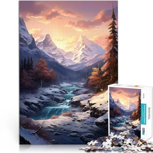 Puzzle für Erwachsene 1000 Teile “ Winterberge” Aus Karton,ab 14 Jahren Dekomprimierendes intellektuelles Lernspielzeug Tolles Geschenk。Größe:38x52cm/14.9x20.4Zoll Puzzle für Erwachsene 1000 Teile “ Winterberge” Aus Karton,ab 14 Jahren Dekomprimierendes intellektuelles Lernspielzeug Tolles Geschenk。Größe:38x52cm/14.9x20.4Zoll von KGUHVFTK