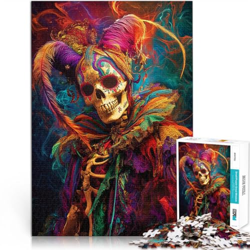 Puzzle für Erwachsene 2000 Teile “Böswilliges Narren-Mandala” Aus Karton，ab 14 Jahren Anti-Stress-Lernspielzeug Geschenkspielzeug。Größe：70x100cm/27.5x39.3Zoll von KGUHVFTK