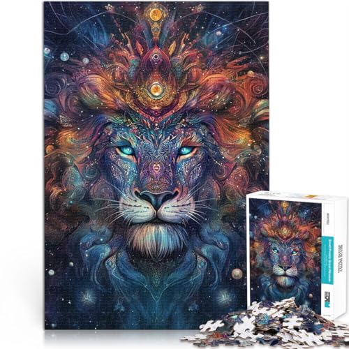Puzzle für Erwachsene 2000 Teile “Heiliger Löwe” Aus Karton，ab 14 Jahren Startseite Lernspiele DIY Spielzeug Lustige Aktivitäten für zu Hause, Geburtstagsgeschenk, Reisegeschenke。Größe：70x100cm von KGUHVFTK