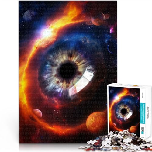 Puzzle für Erwachsene und Jugendliche 1000 Teile “Auge des Universums” Aus Karton,für und ab 14 Jahren Lernspielzeug für die ganze Familie Verbesserung der Liebe zwischen Paaren。Größe:38x52cm Puzzle für Erwachsene und Jugendliche 1000 Teile “Auge des Universums” Aus Karton,für und ab 14 Jahren Lernspielzeug für die ganze Familie Verbesserung der Liebe zwischen Paaren。Größe:38x52cm von KGUHVFTK