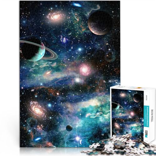 Puzzle für Erwachsene und Jugendliche 1000 Teile “Der Weltraum ist wild” Aus Karton,Geeignet für Kinder ab 14 Jahren Lernspiel Geschenkideen。Größe:38x52cm/14.9x20.4Zoll Puzzle für Erwachsene und Jugendliche 1000 Teile “Der Weltraum ist wild” Aus Karton,Geeignet für Kinder ab 14 Jahren Lernspiel Geschenkideen。Größe:38x52cm/14.9x20.4Zoll von KGUHVFTK