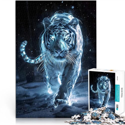 Puzzle für Erwachsene und Jugendliche 1000 Teile “Eisiger Leuchttiger” Aus Karton,für 14+ Urlaub zu Hause: Zeit totschlagen Tolle Geschenke und Spielzeuge。Größe:38x52cm/14.9x20.4Zoll Puzzle für Erwachsene und Jugendliche 1000 Teile “Eisiger Leuchttiger” Aus Karton,für 14+ Urlaub zu Hause: Zeit totschlagen Tolle Geschenke und Spielzeuge。Größe:38x52cm/14.9x20.4Zoll von KGUHVFTK