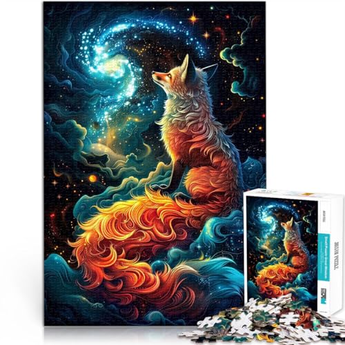 Puzzle für Erwachsene und Jugendliche 1000 Teile “Kosmischer Fuchs” Aus Karton,Geeignet für Personen ab 14 Jahren für die Heimdekoration Tolles Geschenk zum Spielen。Größe:26x38cm/10.2x14.9Zoll Puzzle für Erwachsene und Jugendliche 1000 Teile “Kosmischer Fuchs” Aus Karton,Geeignet für Personen ab 14 Jahren für die Heimdekoration Tolles Geschenk zum Spielen。Größe:26x38cm/10.2x14.9Zoll von KGUHVFTK