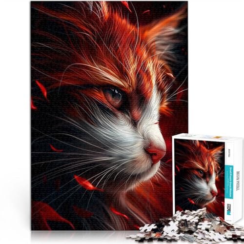 Puzzle für Erwachsene und Jugendliche 2000 Teile “Rote Katze” Aus Karton,Geeignet für Kinder ab 14 Jahren Herausforderndes Spielzeug Geschenkideen。Größe:70x100cm/27.5x39.3Zoll Puzzle für Erwachsene und Jugendliche 2000 Teile “Rote Katze” Aus Karton,Geeignet für Kinder ab 14 Jahren Herausforderndes Spielzeug Geschenkideen。Größe:70x100cm/27.5x39.3Zoll von KGUHVFTK