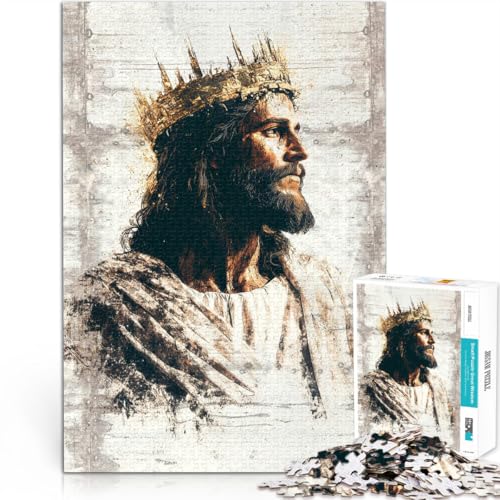 Puzzles für Erwachsene 1000 “König der Könige” Aus Karton，für 14+ Intellektuelles Spiel Geburtstagsgeschenk。Größe：26x38cm/10.2x14.9Zoll von KGUHVFTK