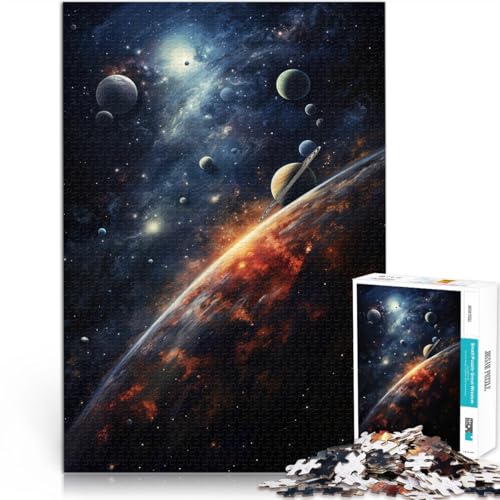 Puzzles für Erwachsene 1000 “ Kosmos-Kunstwerk” Aus Karton,für 14+ Urlaub zu Hause: Zeit totschlagen Künstlersammlung, Bildende Kunst。Größe:38x52cm/14.9x20.4Zoll Puzzles für Erwachsene 1000 “ Kosmos-Kunstwerk” Aus Karton,für 14+ Urlaub zu Hause: Zeit totschlagen Künstlersammlung, Bildende Kunst。Größe:38x52cm/14.9x20.4Zoll von KGUHVFTK