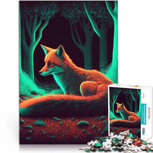 Puzzles für Erwachsene 1000 “Neonfuchs” Aus Karton,ab 14 Jahren Spielzeug Als Geschenk für die ganze Familie und Freunde。Größe:26x38cm/10.2x14.9Zoll Puzzles für Erwachsene 1000 “Neonfuchs” Aus Karton,ab 14 Jahren Spielzeug Als Geschenk für die ganze Familie und Freunde。Größe:26x38cm/10.2x14.9Zoll von KGUHVFTK