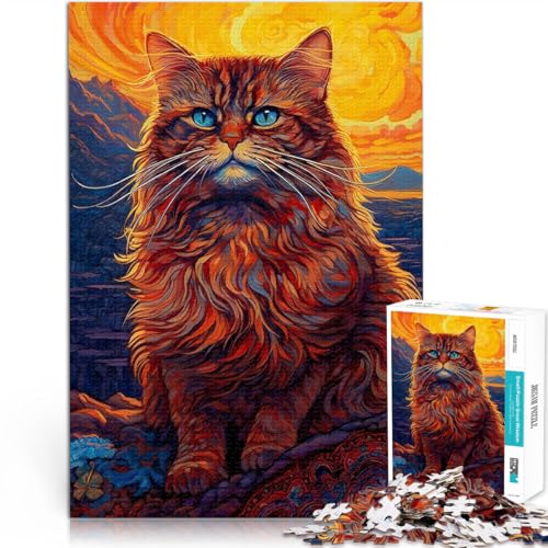 Puzzles für Erwachsene 1000 Puzzles “ Abstrakte Katze” Aus Karton,ab 14 Jahren Lernspiele Heimdekoration Künstlersammlung, Bildende Kunst。Größe:38x52cm/14.9x20.4Zoll Puzzles für Erwachsene 1000 Puzzles “ Abstrakte Katze” Aus Karton,ab 14 Jahren Lernspiele Heimdekoration Künstlersammlung, Bildende Kunst。Größe:38x52cm/14.9x20.4Zoll von KGUHVFTK