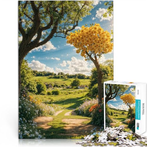 Puzzles für Erwachsene 1000 Puzzles “Sonnenbeschienener Weg zum Baum” Aus Karton,ab 14 Jahren Lernspiel Tolles Geschenk。Größe:38x52cm/14.9x20.4Zoll Puzzles für Erwachsene 1000 Puzzles “Sonnenbeschienener Weg zum Baum” Aus Karton,ab 14 Jahren Lernspiel Tolles Geschenk。Größe:38x52cm/14.9x20.4Zoll von KGUHVFTK