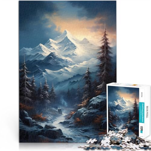 Puzzles für Erwachsene 1000 Puzzles “ Winterberge” Aus Karton,ab 14 Jahren Heimdekorationsspielzeug Erwachsene und Jugendliche。Größe:38x52cm/14.9x20.4Zoll Puzzles für Erwachsene 1000 Puzzles “ Winterberge” Aus Karton,ab 14 Jahren Heimdekorationsspielzeug Erwachsene und Jugendliche。Größe:38x52cm/14.9x20.4Zoll von KGUHVFTK