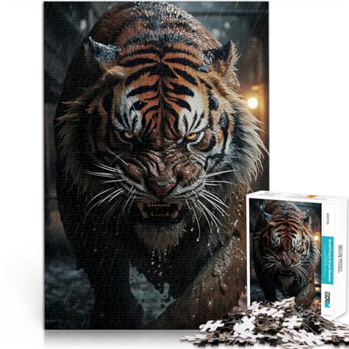 Puzzles für Erwachsene 2000 “der Raubtiger” Aus Karton，ab 14 Jahren Herausforderungsspielzeug Lustiges Geschenk für die ganze Familie。Größe：70x100cm/27.5x39.3Zoll von KGUHVFTK