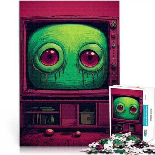 Schweres Puzzle für Erwachsene, 1000 Teile “EIN TV-Blob” Aus Karton,ab 14 Jahren Staycation: Zeit totschlagen tolles Geschenk。Größe:38x52cm/14.9x20.4Zoll Schweres Puzzle für Erwachsene, 1000 Teile “EIN TV-Blob” Aus Karton,ab 14 Jahren Staycation: Zeit totschlagen tolles Geschenk。Größe:38x52cm/14.9x20.4Zoll von KGUHVFTK